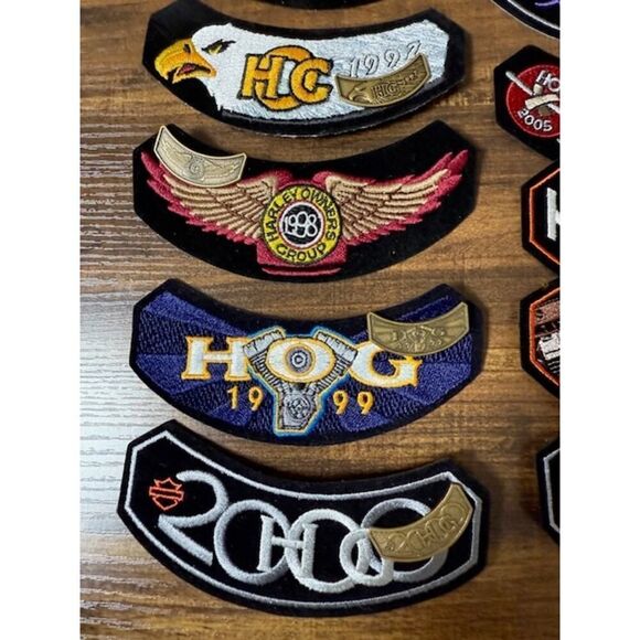 Harley Davidson HOG Lot 34 Patches and Pins (13 Years) 1996-2008 - Picture 8 of 12